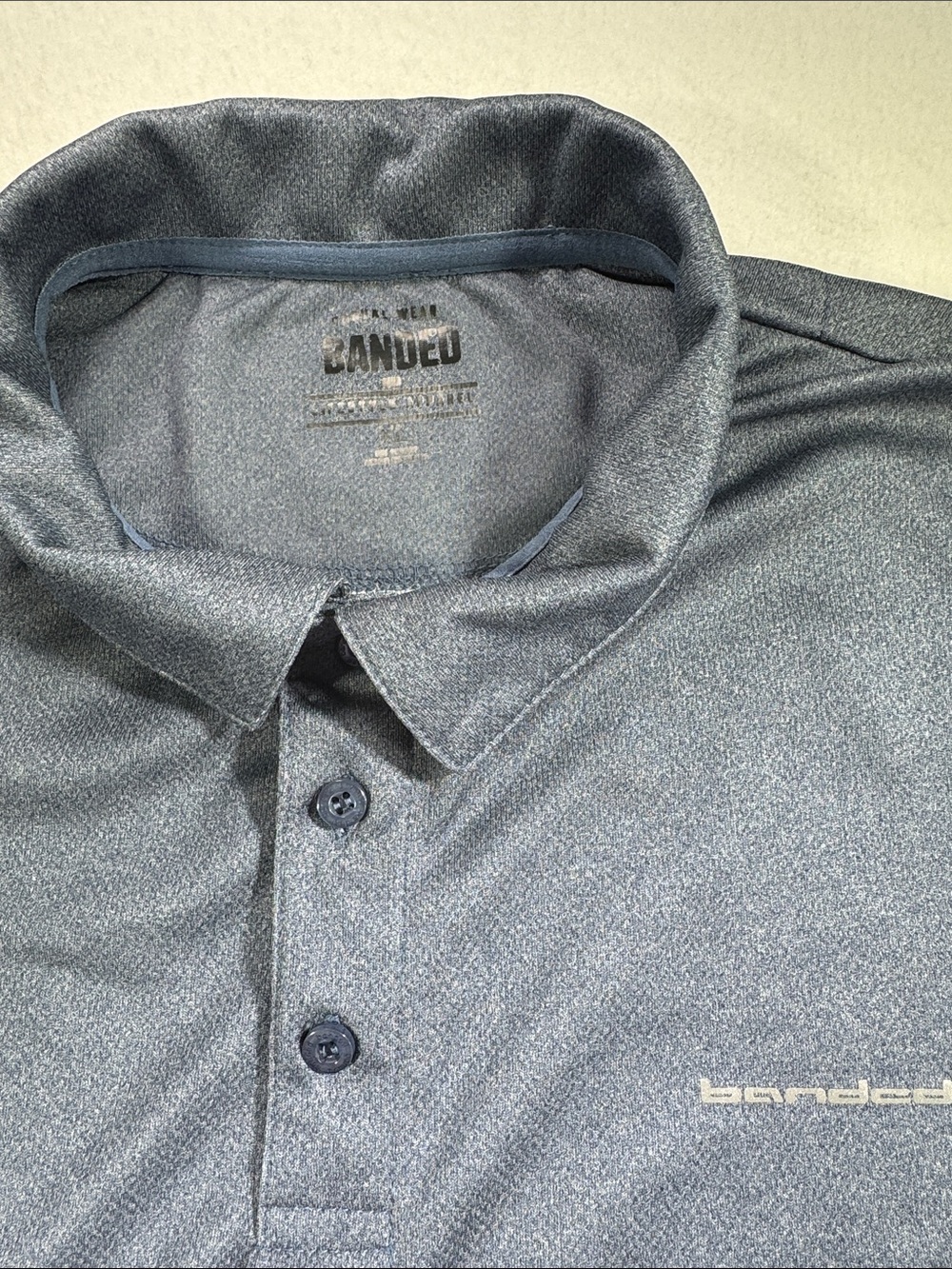 Banded Men’s Grey Performance Polo Shirt